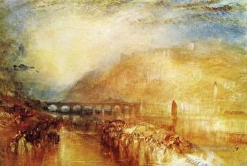 Turner Painting - Turner romántico de Heidelberg
